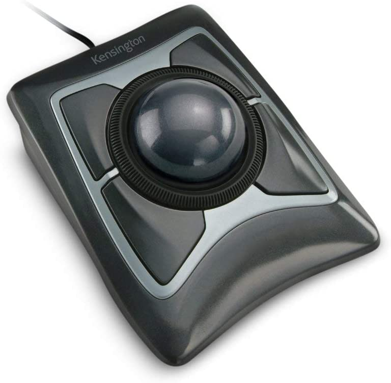Kensington Expert Wired Trackball Mouse: Trackball mice are the only truly ergonomic option, and best laptop mouse for portable use.